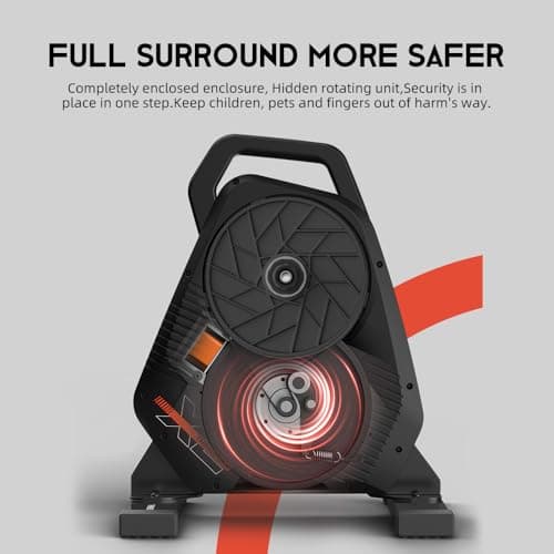 ThinkRider X2Max Smart Bike Trainer Cycle Trainer Bicycle Trainer, Quiet Portable Design for Indoor Driving, Simulates 18% Slope, ANT + & BLE 6