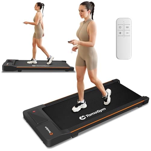 Walking Pad, Under Desk Treadmill for Home Small, 2 in 1 Portable Walking Treadmill with Remote Control, Walking Jogging Machine in LED Display, 265 lbs Weight Capacity