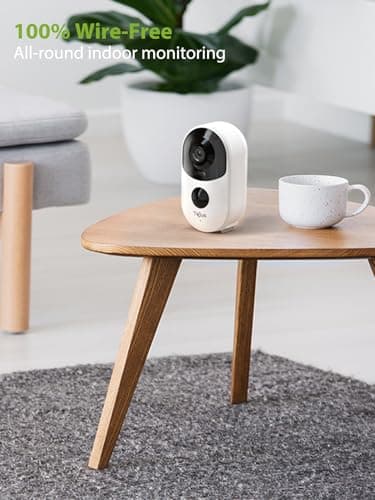 TIEJUS Security Cameras Wireless Outdoor, 3MP Home Security Camera Battery Powered with Night Vision, 2 Way Audio, PIR Detection, Spotlight & Siren, 2.4Ghz WiFi Only, IP66 Weatherproof, Cloud/SD 7