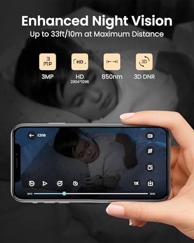 ZOSI Indoor Pan/Tilt Smart Security Camera,2K 360 Degree Baby Pet Monitor,Plug-in 2.4G/5G Dual-Band WiFi Home Cam with Phone App,Night Vision,Person Detection,2 Way Audio,Cloud & Memory Card Storage 6