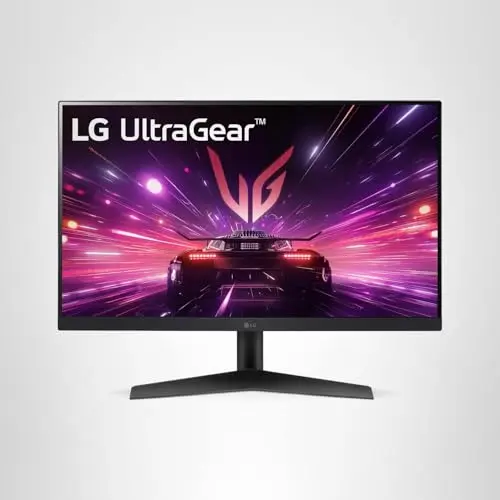 LG 24GS60F-B Ultragear 24-inch IPS Gaming Monitor FHD (1920x1080) 180Hz 1ms AMD FreeSync G-Sync Compatible HDR10 HDMI DisplayPort Black 6