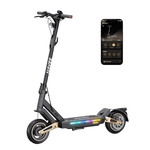 NAVEE ST3 Pro Electric Scooter, e-Scooter-for-Adults, Fast 25 20 mph Off Road, 1000w 800w 500w Motor with Suspension, Long Range 45 40 30 Miles, 10 inch Tires, Adult Kick Scooters for Commuter Teens