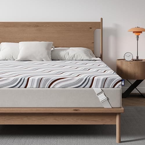 BedStory Memory Foam Mattress Topper 3 Inch King Size - Firm Bed Topper for Back Pain Relief - Luxury Mattress Pad for Big Figure - Adjustable Anti-Slip Cover - No Odor, CertiPUR-US Certified