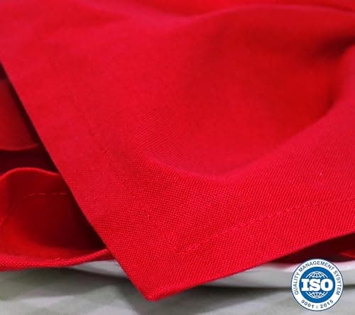COTTON CRAFT Christmas Red Napkins -12 Pack 100% Cotton Dinner Napkins - All Year Xmas Fall Thanksgiving Celebration Party Gift Holiday Table Napkin - Soft Washable Reusable Cloth Napkin -18x18 7