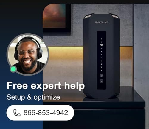 NETGEAR Nighthawk Tri-Band WiFi 7 Router (RS700S) - Router Only- BE19000 Wireless Speed (up to 19 Gbps) – 10 Gig Internet Port - Covers up to 3,500 sq. ft. – 1-Year Armor & Free Expert Help 9