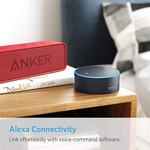Anker Soundcore Portable Wireless Bluetooth Speaker with 24-Hour Playtime, 66ft Range, 10W Stereo Sound, Rich Bass, Built-in Mic, Ideal for iPhone, Samsung, Traveling, Shower Use, and More - Red 6
