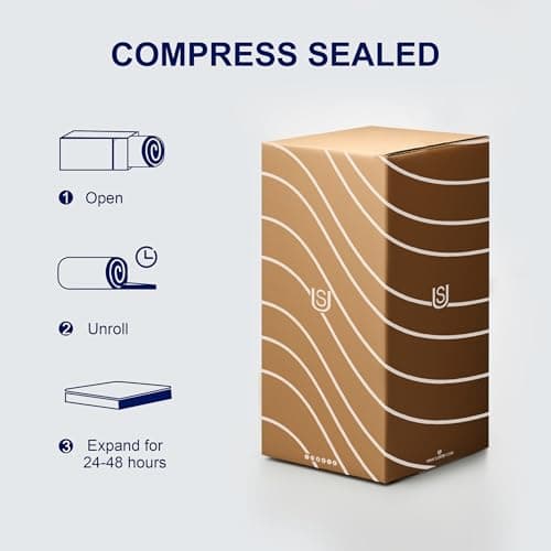 3 Inch Full Mattress Topper for Pressure Relief, Gel Infused Bed Topper, Memory Foam Mattress Pad CertiPUR-US Certified, 54x75 Inches, Blue 6