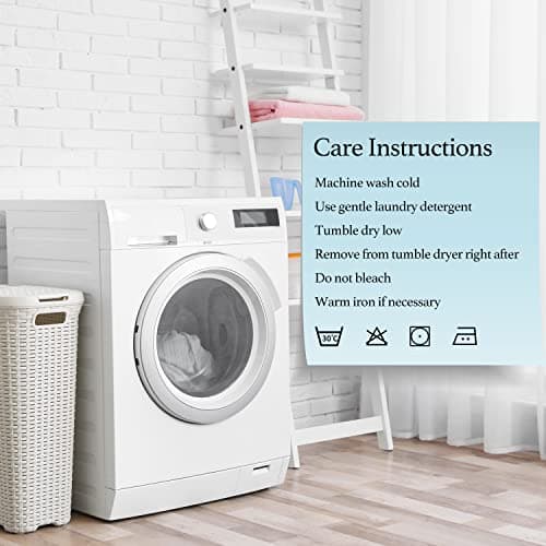 Sunflower Body Pillowcase 100% Cotton Long Pillow Cover/Case Envelope Closure 1 Pack, 20×54 inches White, Soft and Breathable 8