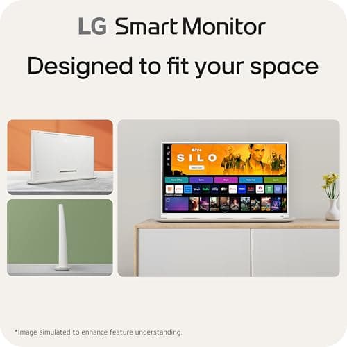 LG 32SR70U-W 32-Inch 4K UHD Smart Monitor with IPS Display webOS 23 USB Type-C Speakers x2 HDR 10 AirPlay 2 Screen Share Bluetooth Remote - White 8