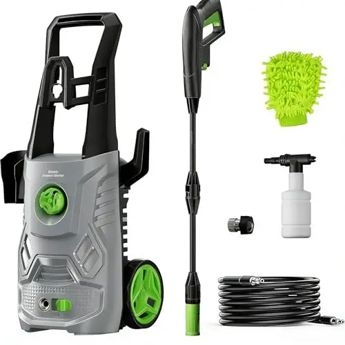 Pressure Washer, Patoolio Power Washers with Foam Cannon for Fences/Patios/Decks/Patios and Cars Powerwasher