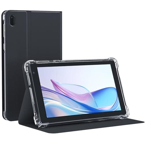 NOVOJOY 7 Inch Tablet with Case, Android 14 Tablet PC, 32GB Storage 8GB RAM Tabletsa Quad-Core Processor Android Tableta pc Dual Camera, WiFi, BT Computer Tabletas.(with Tablets Cover)