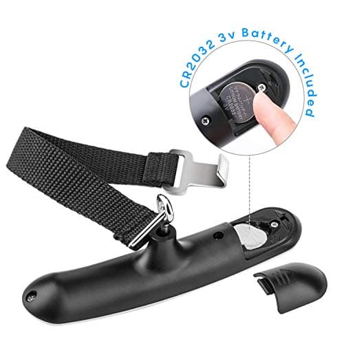 Digital Luggage Scale Vacation Travel Essentials Accessories Gifts for Traveler Portable Suitcase Handheld Weight Scale 110 lbs Hanging Baggage Travel Must Haves 8