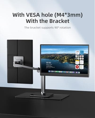 Newsoul 15.6-Inch Portable Monitor, FHD 1080P, Ultra-Slim and Lightweight, Self-Standing Design, VESA-Compatible, IPS Screen, USB-C/Mini HDMI Ports, Perfect for Gaming and Office Use 6