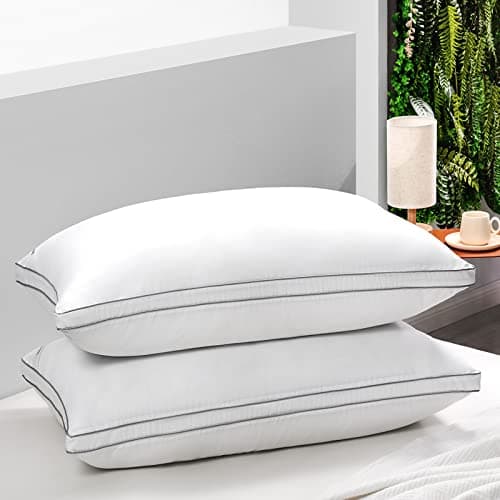 HARBOREST Down Alternative Standard Size Pillows Set of 2-20 x 26 Bed Pillows for Sleeping, Hotel Collection Pillows Good for Side and Back Sleeper
