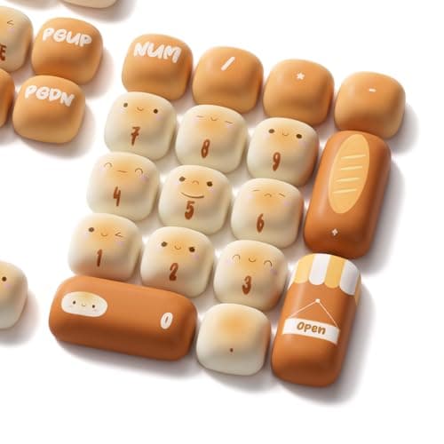 Akko PBT Keycaps Set, Bun Wonderland MOG Profile 138-Key Keycaps for Mechanical Keyboards 7