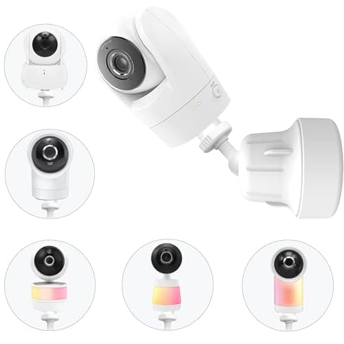 Derebir Adjustable Baby Monitor Wall Mount Stand Holder Compatible with VTech VM924/ 901/928HD/5263/5755 /5764HD /7764HD/5766/5263/BM5254/ Leapfrog LF920HD/RM7768HD/LF815HD/LF1726FHD /LF2413 Camera