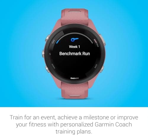 Garmin Forerunner 265S Running Smartwatch, Colorful AMOLED Display, Training Metrics and Recovery Insights, Light Pink and Powder Gray (Renewed) 6