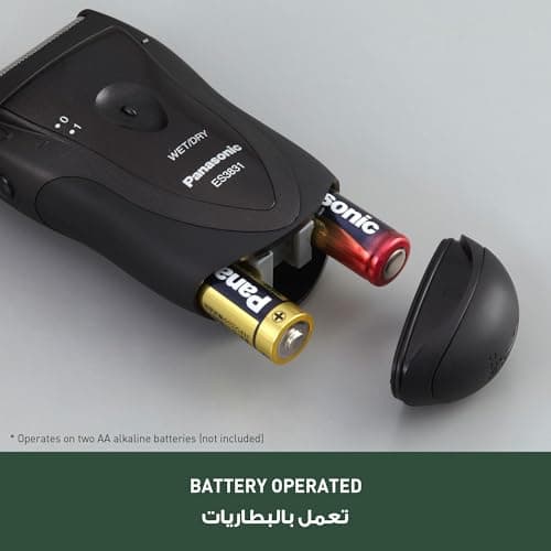 Panasonic Electric Razor for Men, Cordless Wet Dry Lightweight Shaver with Ergonomic Grip, ES3831K, Black 5