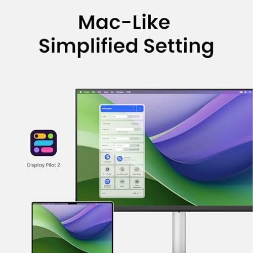 BenQ MA320U 32” 4K 3840x2160 Monitor for MacBook® Pro/Air, Dual USB-C, 90W Power Delivery, Mac Color Match, USB Hub, Brightness & Volume Control on Mac, Height & Tilt Adjustable Stand, P3 Color Gamut 6