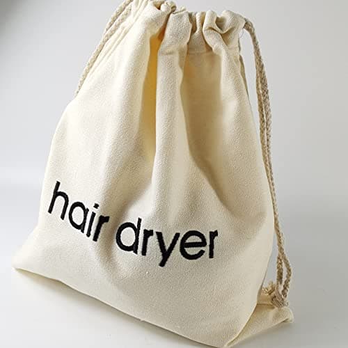 RONYOUNG 4PCS Hair Dryer Bags Drawstring Storage Organizer Travel Bag Container Hairdryer Bag for Traveling 5
