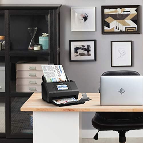 Epson Workforce ES-580W Wireless Color Duplex Desktop Document Scanner for PC and Mac with 100-sheet Auto Document Feeder (ADF) and Intuitive 4.3" Touchscreen. Full 1-Year Limited Warranty (Renewed) 7