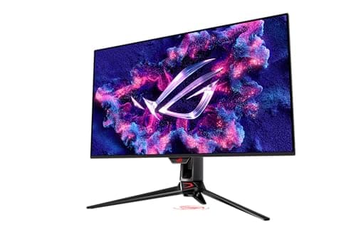 ASUS ROG Swift 32” 4K OLED Gaming Monitor (PG32UCDM) - UHD (3840 x 2160), QD-OLED, 240Hz, 0.03ms, G-SYNC Compatible, Custom Heatsink, Graphene Film, 99% DCI-P3, True 10-bit, 90W USB-C 8