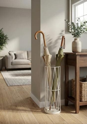 Mango Steam Pluvian™ Soakstone™ Umbrella Holder (Regular, White) 5