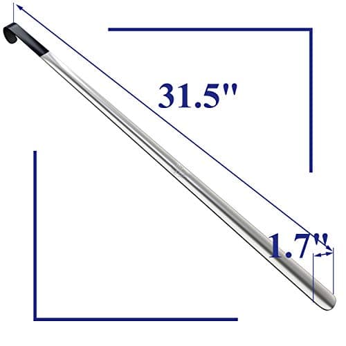 Shoe Horn Long Handle for Seniors - Long Handled Shoe Horn for Boots and Shoes - Long Metal Shoe Horn for Women, Men & Kids - Extra long Shoes Horn, Metal Shoe Horn Long Handle, Shoe Spoon Long Handle 5