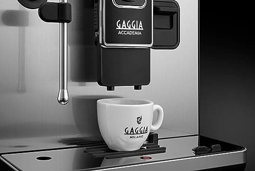Gaggia Accademia Luxury Italian Fully Automatic Espresso Machine with 19 Customized drink settings,0.5 Liters,RI9782/46 Brushed Stainless 6