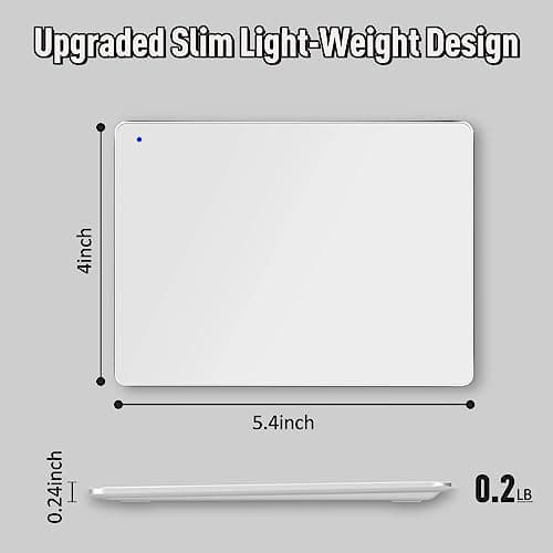 Ikaetri Trackpad Touchpad for PC, Wired Ultra Slim Trackpad, Sensitive TouchPads with No Latency, Accurate Responsive Trackpad with Multi-Touch Gestures, for Windows 7/10/11 Laptop Desktop- Silver 7