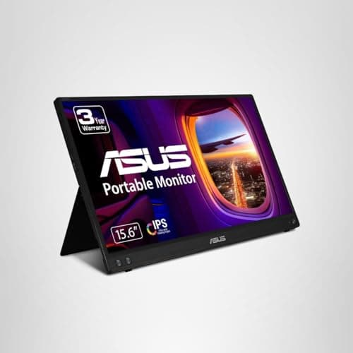 ASUS ZenScreen 15.6 Inch Portable Monitor - 1080P, Full HD, IPS, USB Type-C, Eye Care, Kickstand, for Laptop, PC, Phone, Console, Anti-Glare Surface, 3-Year Warranty - MB16ACV 9