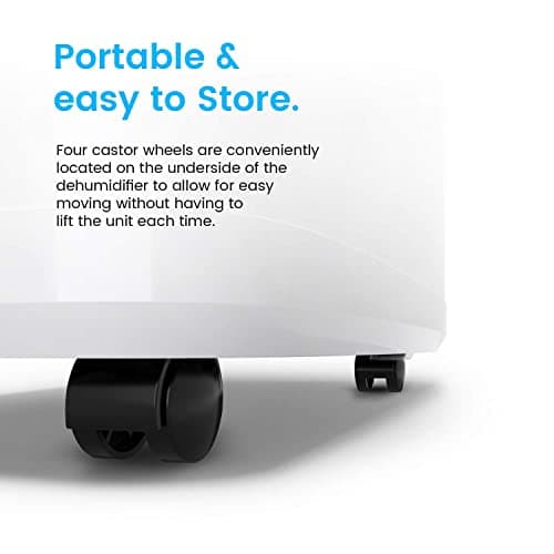 Pro Breeze 50 Pint Dehumidifier - 3,500 4,000 Sq Ft Dehumidifiers for Home Large Room Basements with Humidity Sensor, Auto Shut Off, Continuous Drainage Hose, Removes Moisture, Ideal for Basement 8