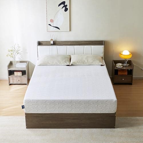 Aosha Full Size Mattress, 6/8/10/12 inch Memory Foam Mattress Medium Firm Mattresses for Cool Sleep Relieving Pressure Relief CertiPUR-US Certified Mattress for Adult in a Box(6 inch,Full), Ao-W-6F