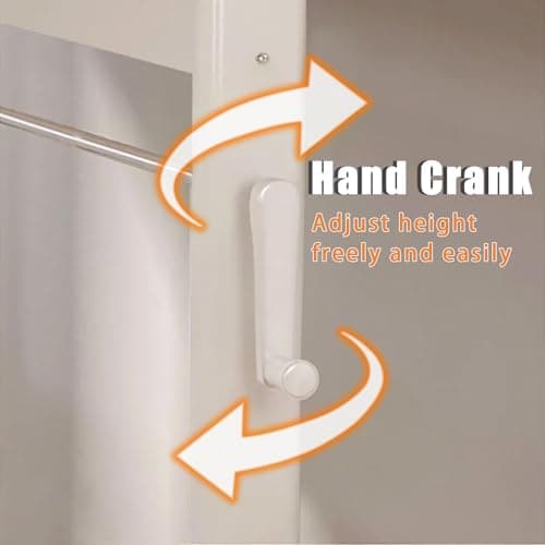 XUEGW Manual Adjustable Desk, Height Adjustable Standing Desk, Ergonomic Home Office Computer Workstation Writing Desk for Study Room, Bedroom 5