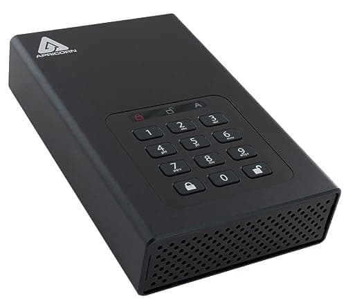 Apricorn 2TB Aegis Padlock DT 256-Bit Encrypted USB 3.0 Hard Drive (ADT-3PL256-2000)