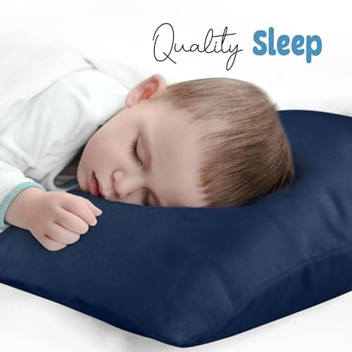 Utopia Bedding Toddler Pillowcases 13"x 18" - 4 Pack - Envelope Closure - Soft Brushed Microfiber Fabric - Shrinkage and Fade Resistant Pillow Covers Queen Size 13 X 18 Inches (Toddler, Navy) 6