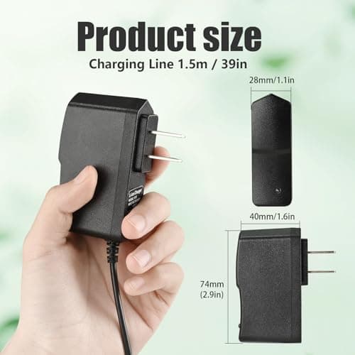 AC/DC 16.8V Massage Gun Charger Compatible with LifePro Sonic, Sonic Mini,Fusion X, Sonic Pro, Youdgee H1 Mini, Mebak 3, Cryotex, DamKee DK-01 02, Wattne W2 W1, jetbus 4