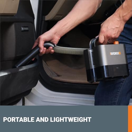 WORX WX030L 20V Power Share Cordless Cube Vac Compact Vacuum, Black 5