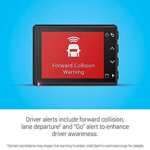 Garmin Dash Cam 56, Wide 140-Degree Field of View in 1440P HD, 2" LCD Screen and Voice Control, Very Compact with Automatic Incident Detection and Recording (Renewed) 6