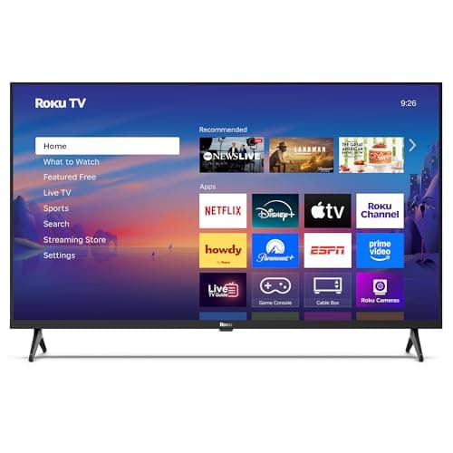 Roku Smart TV – 40-Inch Select Series, 1080p Full HD TV – RokuTV with Voice Remote – Flat Screen LED Television with Wi-Fi for Streaming Live Local News, Sports, Family Entertainment