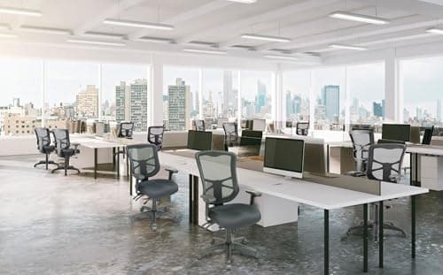 Alera Elusion Series Mesh High-Back Multifunction Chair, Black 5