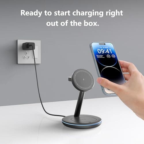 2026 3 in 1 Charging Station for Apple iPhone AirPods Watch with Mag-Safe Charger Wireless Charger Stand for iPhone 17 16 15 14 13 12 Series AirPods iWatch Series - Gifts for Wife & Husband 5