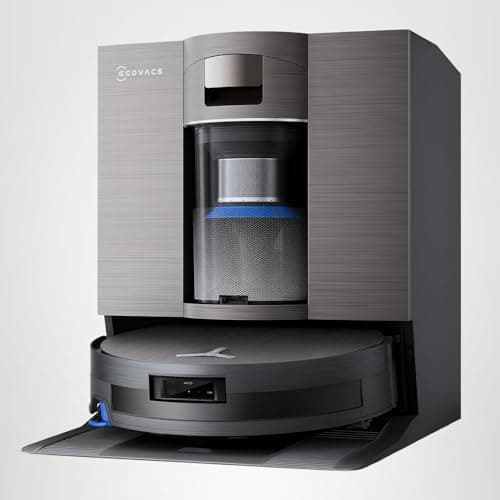 ECOVACS DEEBOT X11 OmniCyclone Robot Vacuum and Mop, PowerBoost Charging, OZMO Roller 2.0 Self-Washing, 19,500Pa Suction, Bagless Station, AIVI 3D Navigation, Hardwood/Carpet/Tile 10