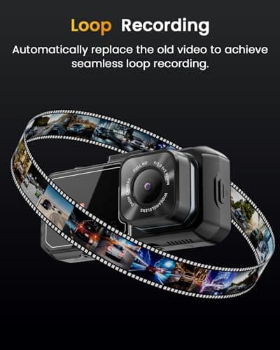 IIWEY 4K Dash Cam Front and Rear for Cars, Dual UHD Camera with WiFi, Free 64GB Card, 3.16" IPS, G-Sensor, Parking Mode, Loop Recording, WDR 7