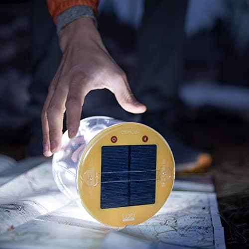 MPOWERD Luci Original: Solar Inflatable Camping Lantern Rechargeable via Solar or USB-C, 65 Lumens, Clear Finish + Warm LEDs, Lasts Up to 24 hrs, Waterproof, Camping, Backpacking, Emergencies 5