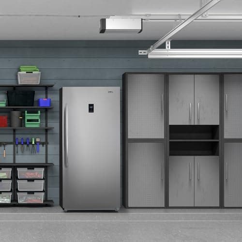 Newair Upright Freezer | 13.8 Cu. Ft., Garage-Ready Stand Up Freezer with Digital Controls, Auto Defrost, Fast Freeze Mode & LED Lighting | Stainless Steel 7