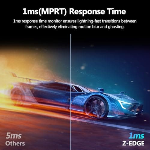 Z-Edge 27 inch Curved Gaming Monitor, FHD 1080P 300Hz 280Hz 240Hz Curved Monitor 1500R Computer Monitor, MPRT 1ms Monitor, FreeSync, Low Blue Light,16.7M Colors, UG27S 2X DP and 2X HDMI 5