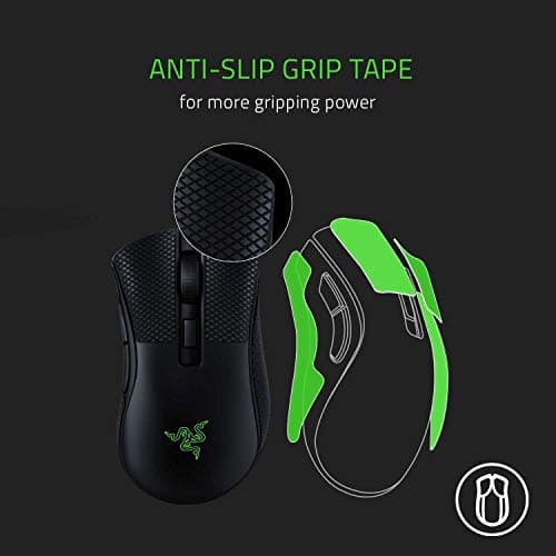 Razer DeathAdder v2 Mini Gaming Mouse: 8500K DPI Optical Sensor - 62g Lightweight Design - Chroma RGB Lighting - 6 Programmable Buttons - Anti-Slip Grip Tape Included - Classic Black 6