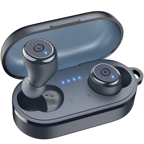 TOZO T10 Wireless Earbuds Bluetooth 5.3 Headphones Black T10 Wireless Earbuds Bluetooth 5.3 Headphones Matte Gray 8
