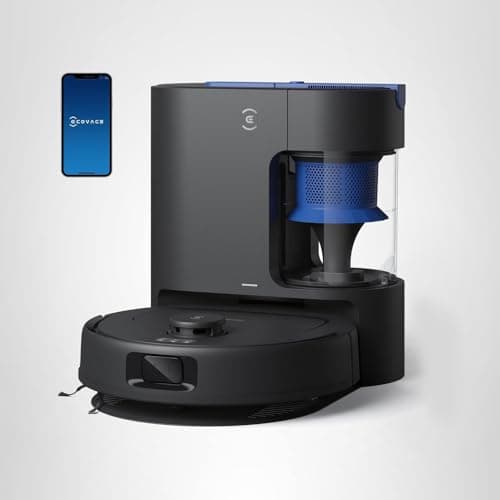 ECOVACS DEEBOT N20e Plus Robot Vacuum and Mop, 10000Pa Suction, Self-Emptying Bagless Base, Tangle-Free for Pet Hair, Smart Mapping, 300 Min Runtime, Alexa, Hardwood/Carpet/Tile 8